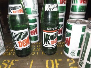 Vintage Mountain Dew Cans And Bottles 3