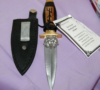 Athame,  Binding Rune Sword Strength Ritual Item,  Wicca Pagan,  Witch