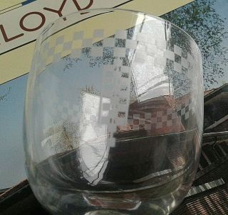 FRANK LLOYD WRIGHT AUTHENTIC IMPERIAL HOTEL WINE GLASS CA 1925 - 1950 3