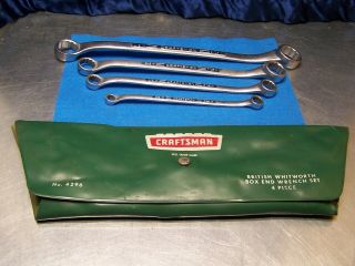 Craftsman British Whitworth Box End Wrench Set No.  4296