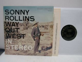 Sonny Rollins - Way Out West - Mono - Jazz Lp