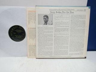 Sonny Rollins - Way Out West - Mono - Jazz LP 3