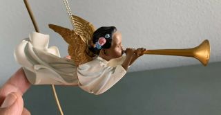 Mib Joy To The World Thomas Blackshear Ebony Visions Ornament Angel 37068