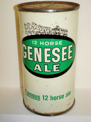 Genesee 12 Horse Ale Flat Top Beer Can L1432