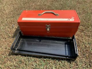 Vintage Mopar Dodge Scat Pack Tool Box Bee Bumblebee Red Promo Car Show