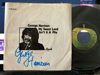 George Harrison - Autographed Hand Signed - 
