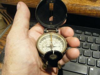 Vintage Superior Magneto Us Army Corps Of Engineers Compass Ww2 Era