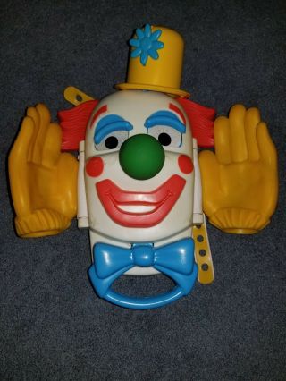 Bozo The Clown Peek A Boo Toy Vintage Crib Toy Gabriel 1977