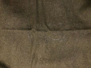 Us Army Od Green Wool Blanket With Us