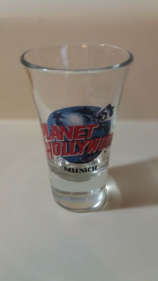 Planet Hollywood Munich Fluted Shot Glass