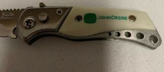 Vintage Single Blade Locking John Deere Advertisement Pocket Knife 2