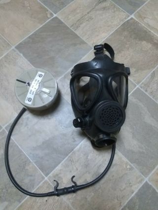 Israeli M15 - A1t Coms Gas Mask,  Nato 40mm Filter Drinking Tube -