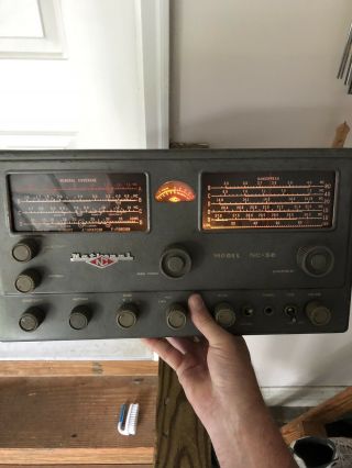 Vintage National Nc - 98 Receiver Ham Radio