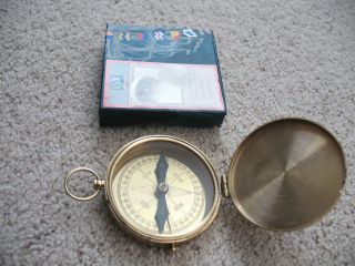 Victorian Decorative Brass Pocket Compass - by Authentic Models Inc - CO003 2