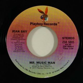 Jean Shy " Mr.  Music Man " Rare 70s Soul 45 Playboy Mp3