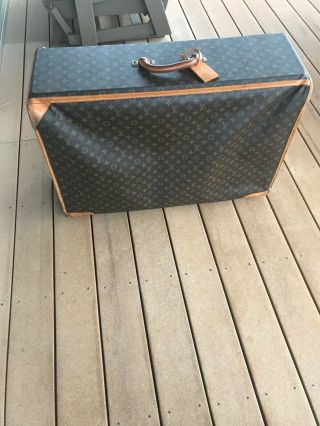 Authentic Louis Vuitton Vintage Pullman Suitcase Luggage With Combo Lock