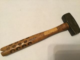 Ampco H - 14 Machinist Brass Hammer,  Non Sparking,  Handle,  Vintage_e - 53