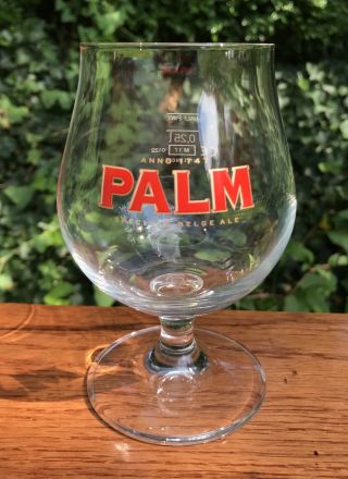 Rare Palm Speciale Belge Ale 0.  25l Half Pint Beer Ritzenhoff Snifter Glass