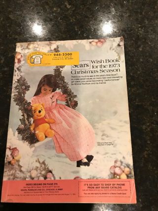 Sears Vintage1973 Christmas Wish Book Toys Gifts Barbie