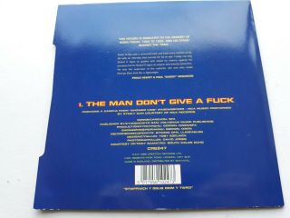 FURRY ANIMALS - THE MAN DON ' T GIVE A F K - RARE BLUE VINYL SINGLE 3