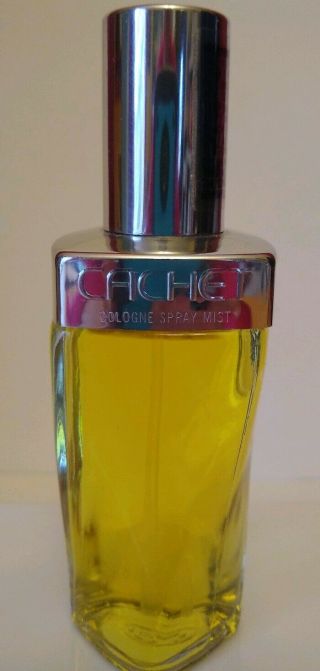 Vintage Cachet Cologne Spray Mist 1.  9 Oz Bottle Perfume Prince Matchabelli 99