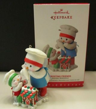 2016 Hallmark Frosting Friends Ornament – 9th In The Making Memories Series