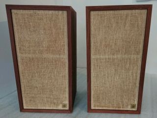 Vintage Acoustic Research Ar - 4x Pair Oiled Walnut All