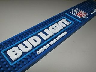 Bud Light Nfl Football Beer Bar Mat Pint Glass Kegerator Spill By Budweiser