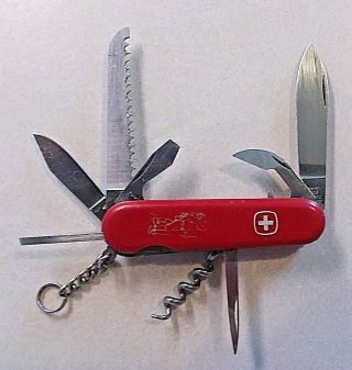 Vintage Wenger Backpacker / Hiker Swiss Army Knife Multi Tool (8 Tools)