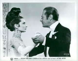 Photograph Of Audrey Hepburn And Rex Harrison In " My Fair Lady "