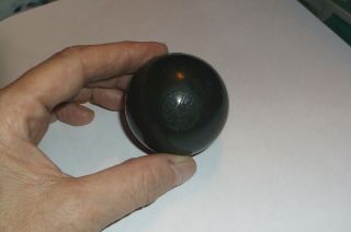 Vintage 1960s Marx Toy Dark Green Hi - Bouncer Ball Superball Made In Japan