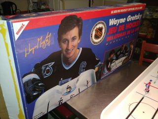 Vtg Wayne Gretzky Hockey Table Game Buddy L Montreal & Los Angeles Complete