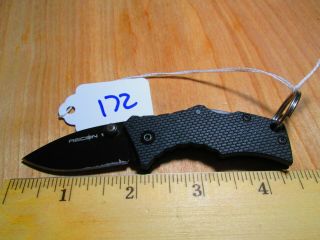 172 Black Cold Steel Micro Recon 1 Lockback Knife Aus - 8a Taiwan