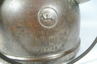 Old Vintage AIDA NO 214N Paraffin Lantern Kerosene Lamp.  Radius Hasag Primus 2