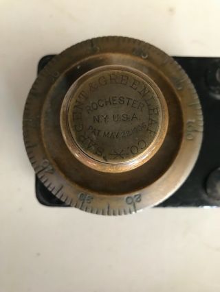 Vintage Sargent & Greenleaf Co.  Safe Combination Lock 2