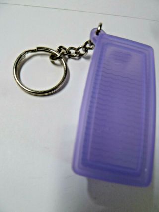 Tupperware Mini Purple Plastic Fridgesmart Food Container Keychain Miniature