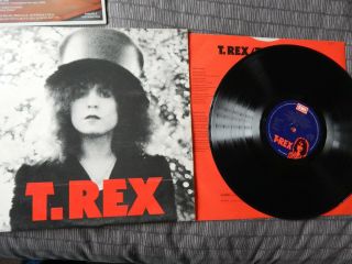 T Rex Marc Bolan The Slider Lp 1u - 2u Red Inner Ex