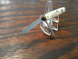 Vintage Colonial Folding Pocket Knife Made In Usa Dec Auto Parts Advertising