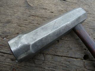 Vintage 4 Lb.  14 Oz.  Blacksmith/anvil/bladesmith Dog Head Saw Hammer Vg