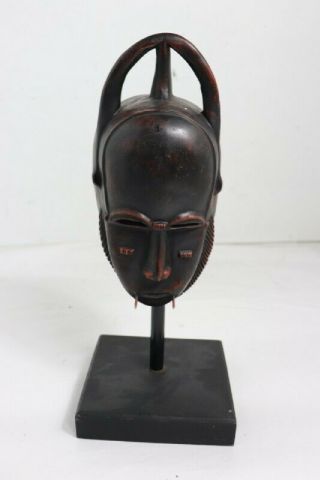 African Art Yaure Mask With Stand