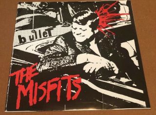 Misfits Rare Bullet Better Dead On Red Record West Germany Sleeve