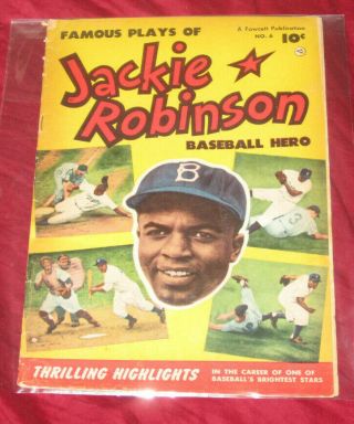 1952 Jackie Robinson Fawcett Baseball Comic Book