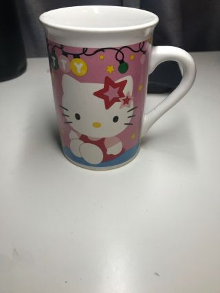 Hello Kitty Christmas Coffee Mug Ceramic Cup Sanrio Frankford Candy 2014