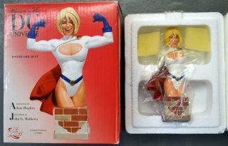 Nrfb Power Girl Bust Statue Women Of The Dc Universe Hughes Le 6000 Mib