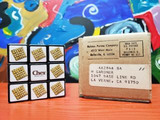 Vintage Toy Rubiks Cube Ralston Purina Chex Cereal Puzzle La Verne California