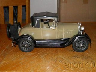 1928 Model A Ford Car Jim Beam 100 Months Old Whiskey Decanter Empty Car