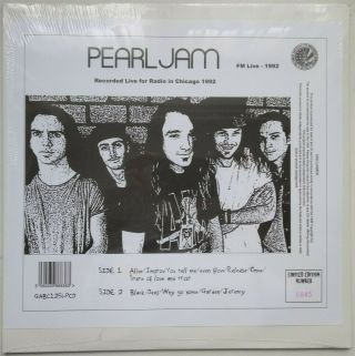 Pearl Jam - Fm Live 1992 - & Vinyl Lp Plus Cd Set - Limited Edition