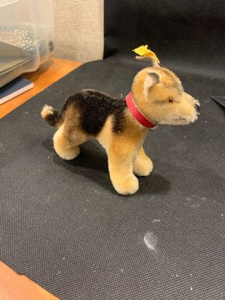 Small Antique/vintage Stuffed Dog/german Shepherd ?made By Steiff Germany