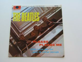 The Beatles Please Please Me Orig 1965 Uk Stereo Lp Stereo S - I - U - K