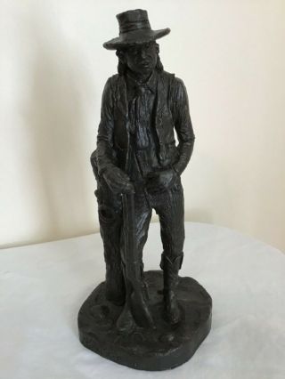 Michael Garman’s Sculpture Of A Peace Officer In The 1880’s Autographed